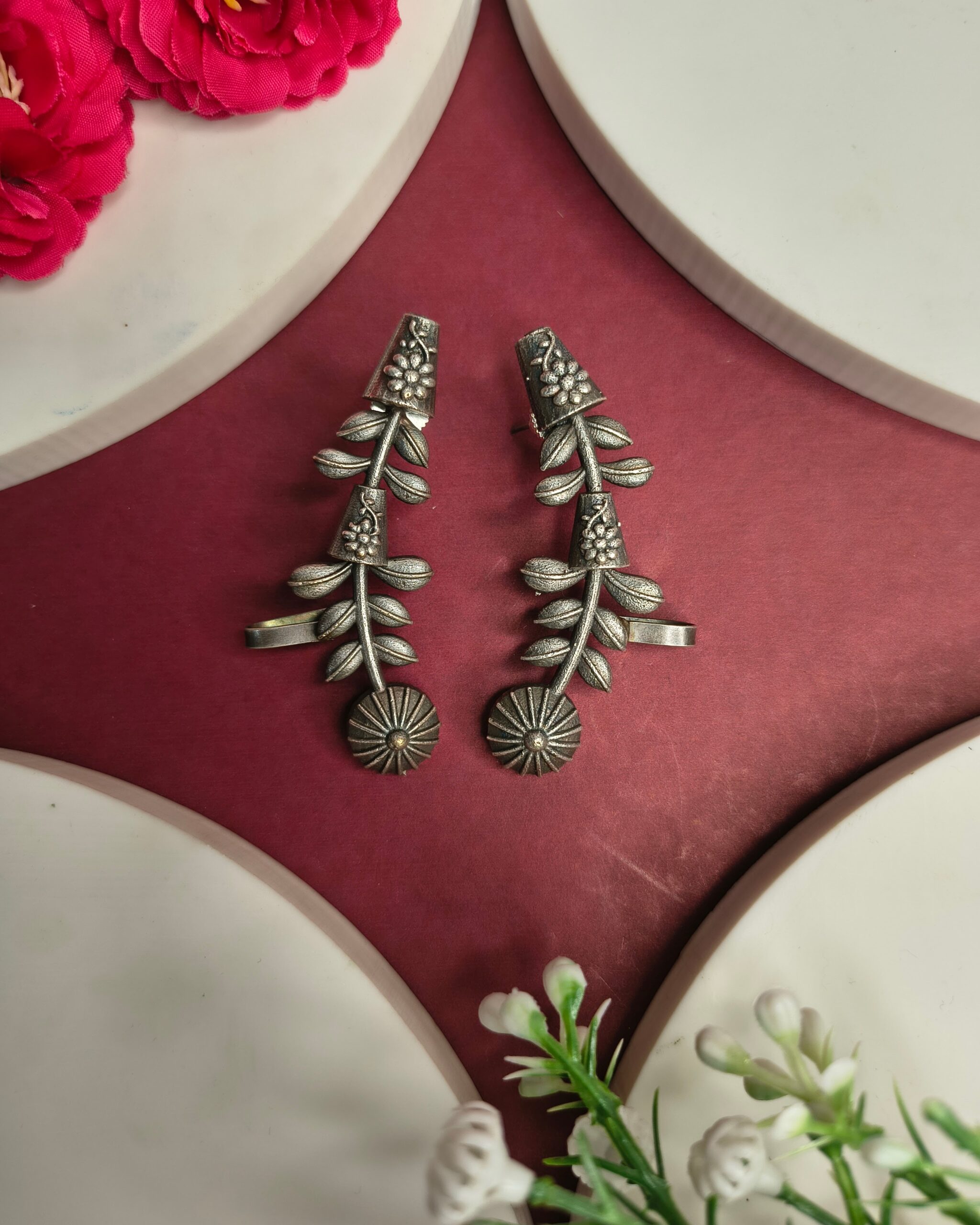 Floral Vine Ear Cuffs