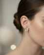 Gold Plated Butterfly Stud