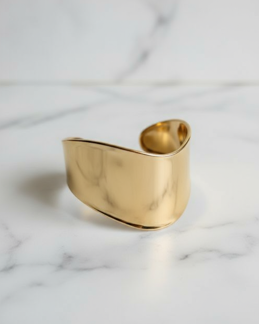 Alloy Gold-Plated Cuff Bracelet