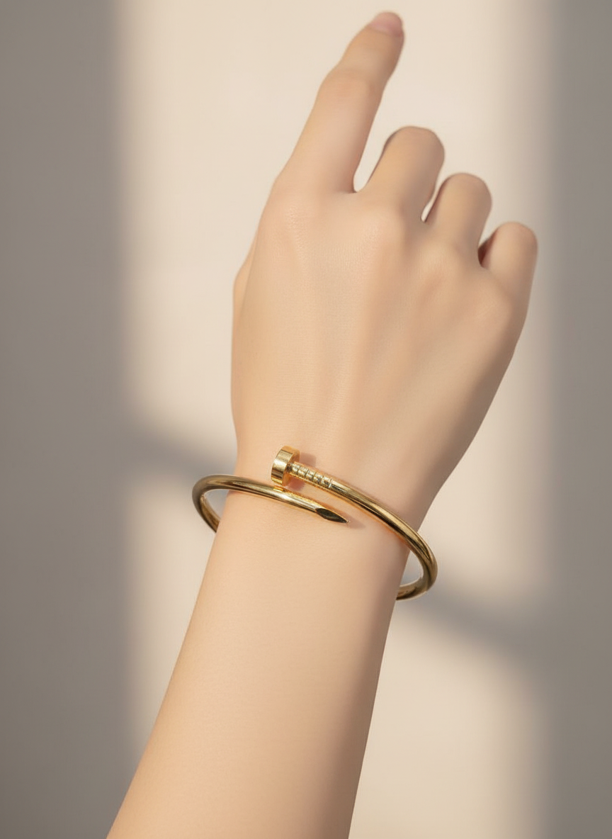 Trendy Anti Tarnish Nail Bracelet