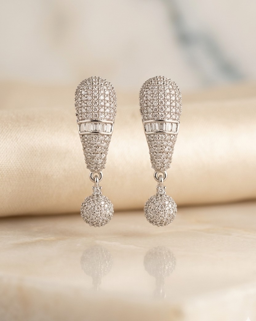 Sparkle AD Drop Earrings