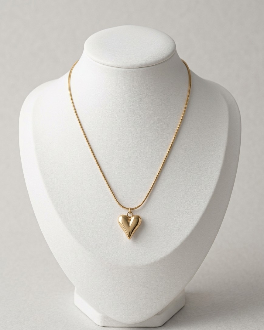Classic Heart Pendant Chain