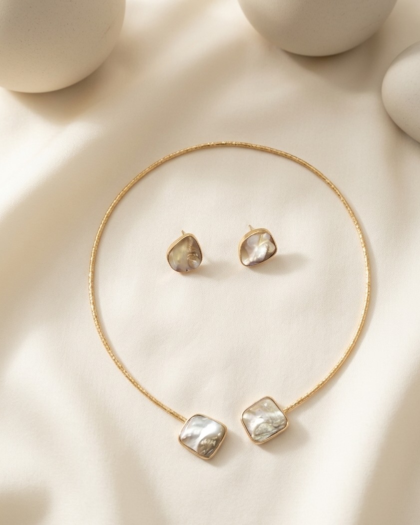 Mother Of Pearl Hasli Set