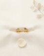 Golden Heart Band Ring