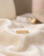 Golden Infinity Loop Ring