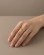 Golden Heart Ring