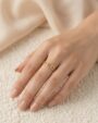 Golden Number Cutwork Ring
